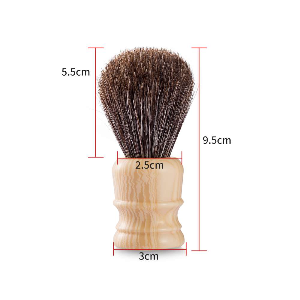 horse  grooming resin handles beard shaving brush OEM